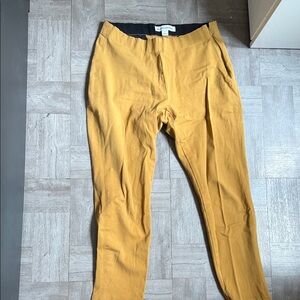 Mustard Yellow Woman’s Slim Trousers
